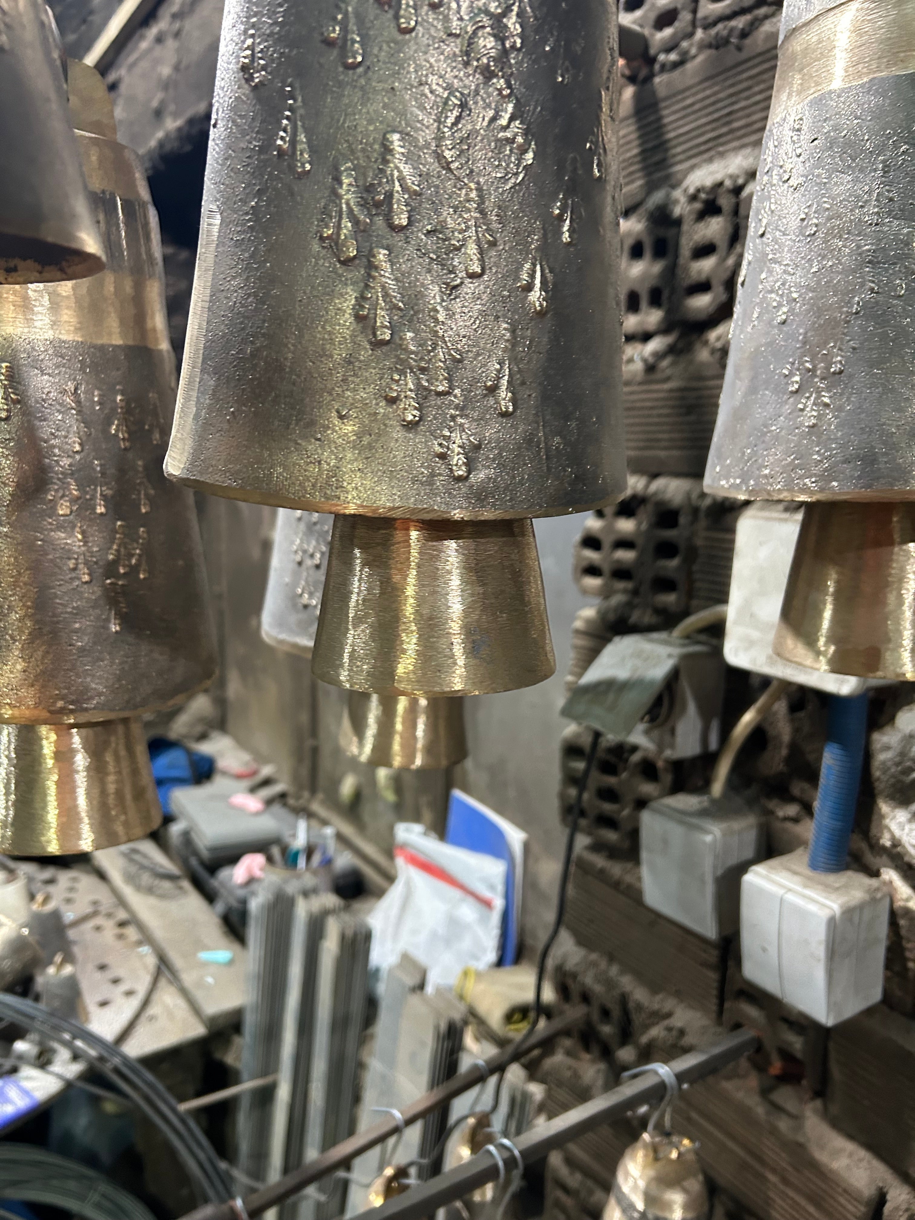 Greek handmade bells for animal and decor & design  with the sign of the Virgin Mary Limited edition