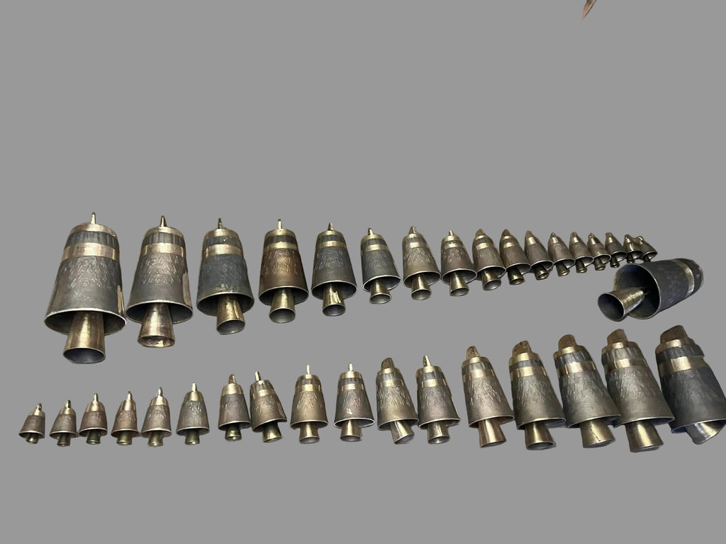 Greek handmade animal bells the entire series No. 1 – No. 17