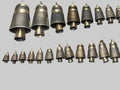 Greek handmade bells for sheep and goats No1 - No11 ( 11 bells) include leather collars