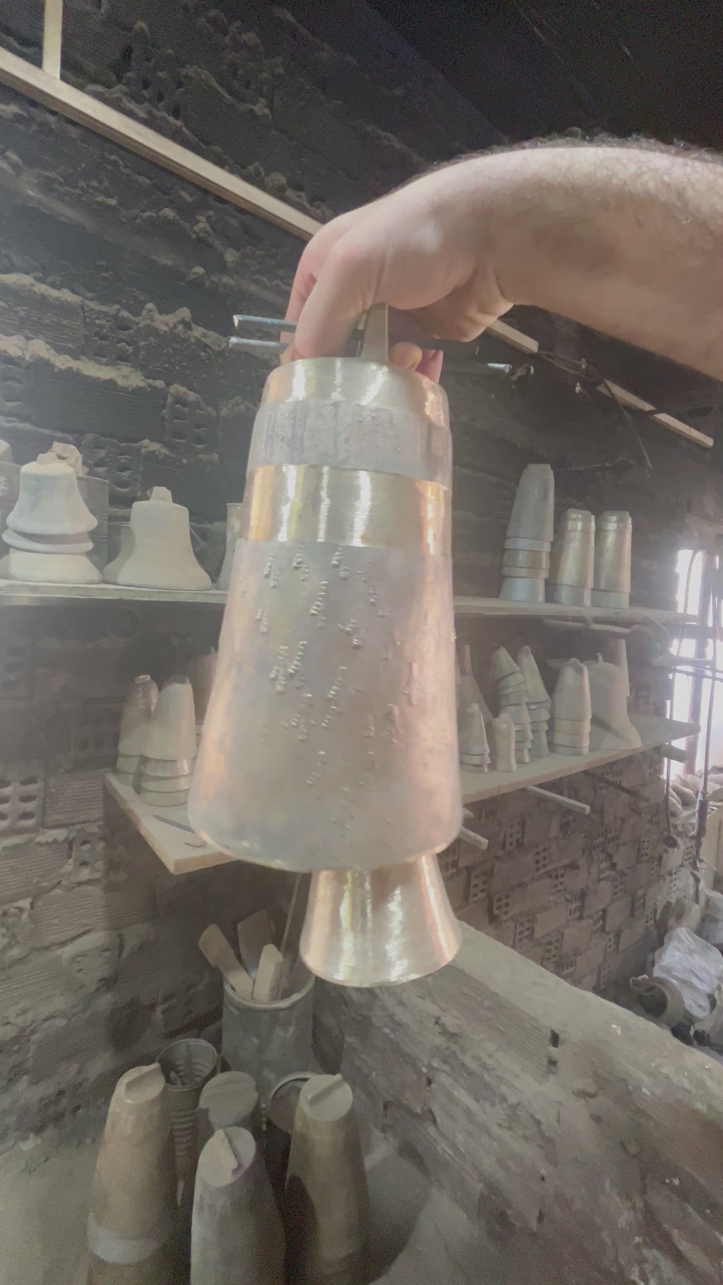 Greek handmade bell for large cows, for farm and for decoration No16