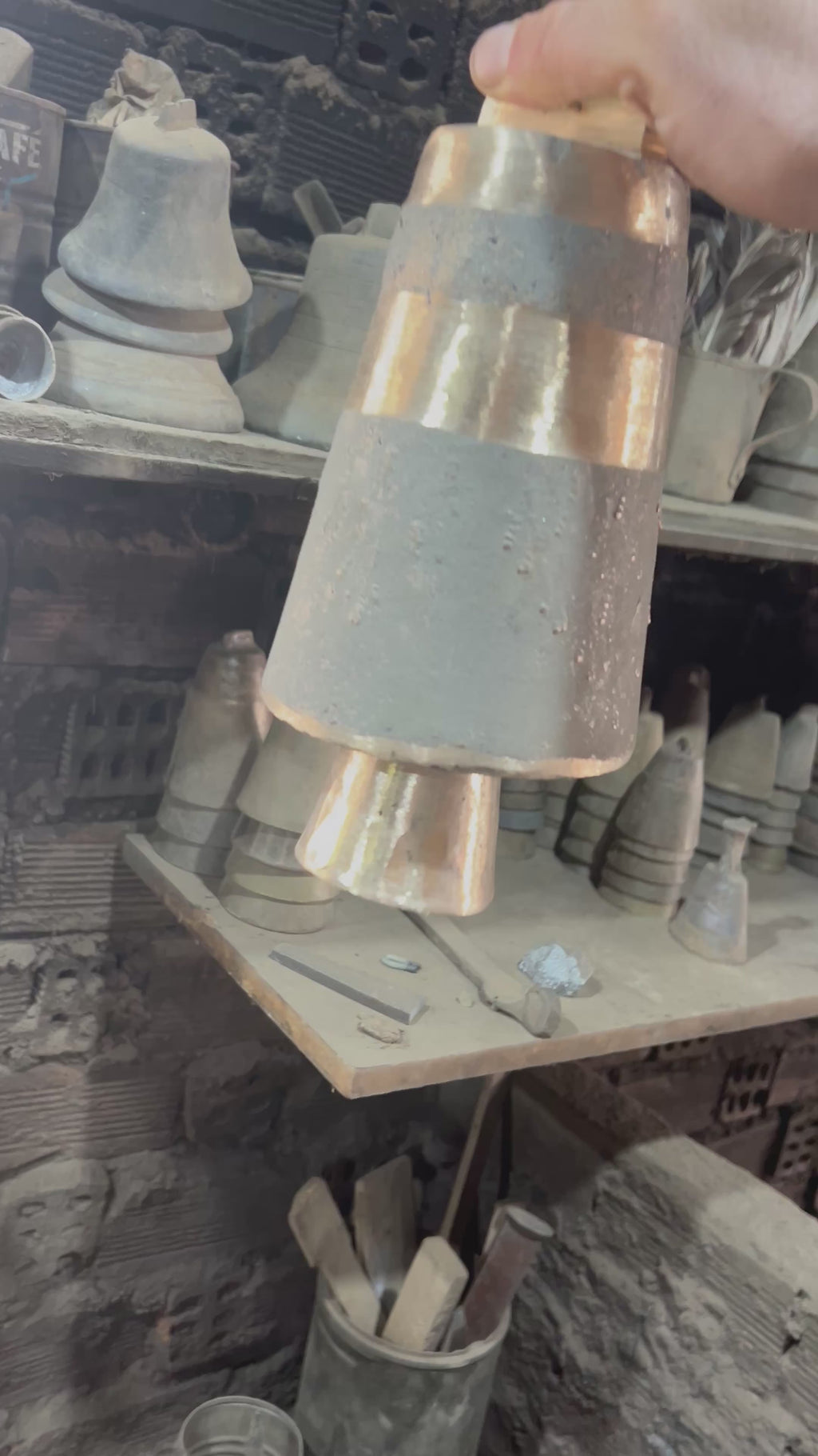 Brass bell No. 12 for male animals and cows
