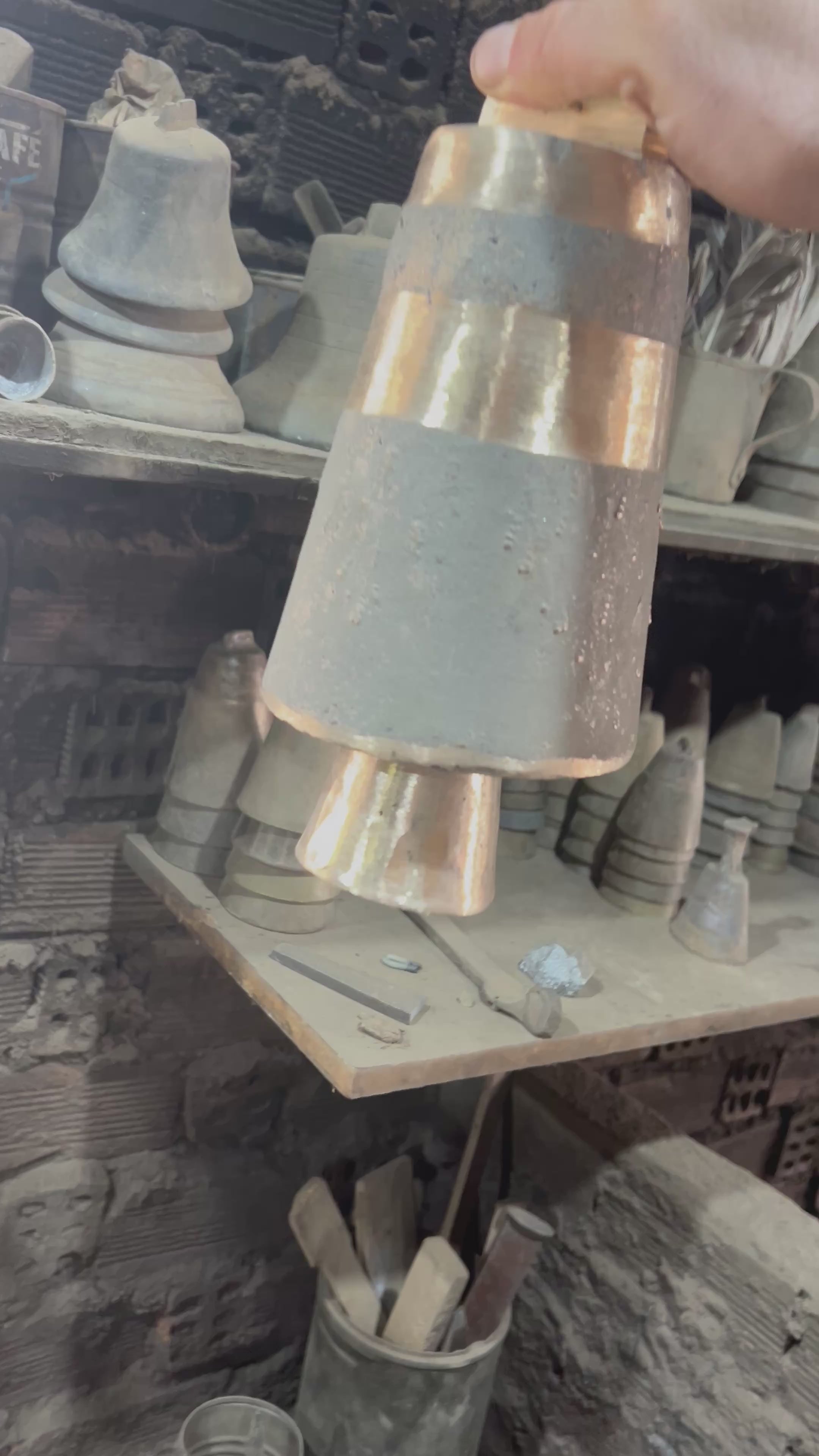 Brass bell No. 12 for male animals and cows